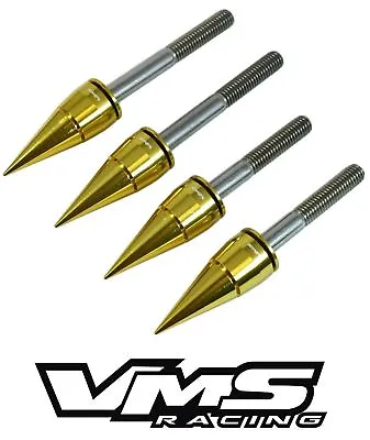 Vms Racing 6mm Gold Spike Cam Cap Cup Bolt Washer Kit For Honda Prelude H22 H23 • $24.95