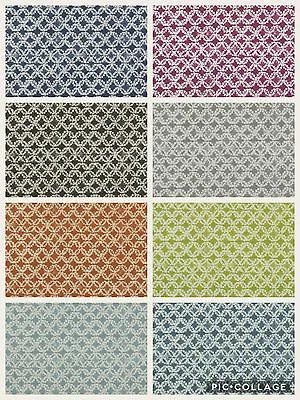 £6.95 • Buy Clarke And Clarke-Studio G -BATIK- Distressed Cotton Fabric.Upholstery/Curtains