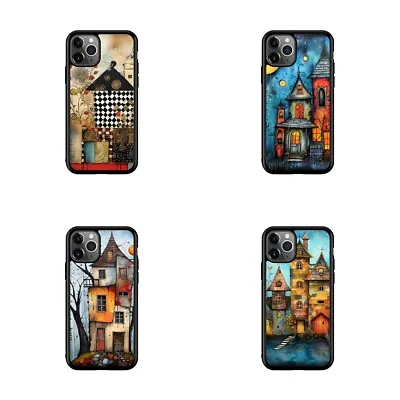 Vintage Doodle House For IPhone 11 12 13 Pro Max Mini Universal Case • $19.79