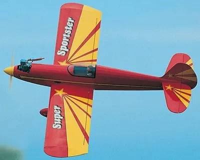 Super Sportster 40   56 In Wing  Sport  RC Model AIrplane Plans FREE SHIPPING • $22.03