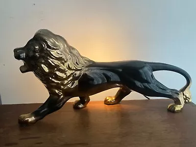 Vintage Mid Century Majestic Golden Lion TV Light MCM WORKS 17.5  • $184.99