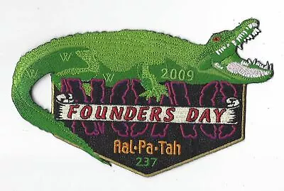 OA 237 Aal-Pa-Tah 2009 Founders Day TAN Bdr. Gulf Stream FL [MO-1926] • $9.99