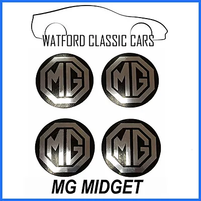 MG Midget Wheel Centre Badges For Rostyle Wheels Set Of 4 • $17.35