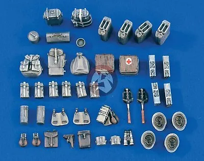 Verlinden 1/35 German Military Vehicle Stowage And Accessories Set WWII 1550 • $31.41