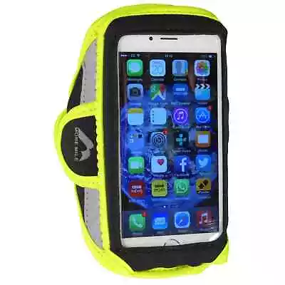 More Mile Running Armband Phone Carrier Black IPhone Samsung Nokia Gym Sports • £2.49