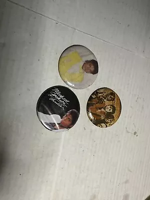 Vintage 80s Michael Jackson Pin Button Lot Of 3 • $14.99