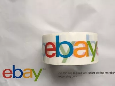 Ebay Branded Packaging Shipping Tape 1 Roll 75 Yards 2 Mil Thickness • $6.49