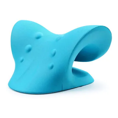 Neck Traction Pillow Original Cloud Shape Neck Stretcher Cervical Pain Relief UK • £7.99