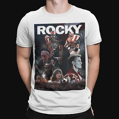 £5.99 • Buy Rocky Group T-Shirt - Retro - Film - TV - Movie  -80s - Cool - Gift - Boxing