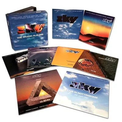 SKY Studio Albums 1979-1987 NEW BOX 7xCD+DVD John Williams Francis Monkman PROG • $44.99