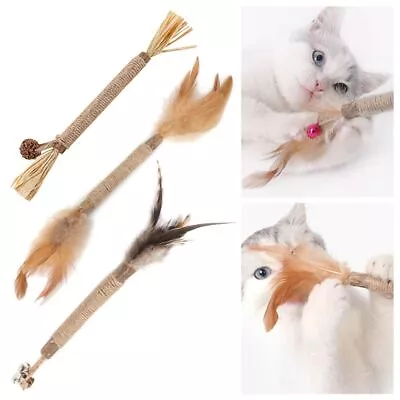 Cat Wall Toy Silvervine Sticks Wellness Cat Food Cat Chew Sticks Catnip Toys • $11.42