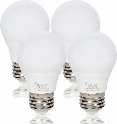 [4 Pack] LED A15 Refrigerator 4W 120V 40W Equivalent Bulbs E26 5000K Daylight • $15.95