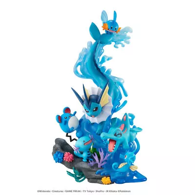 G.E.M. EX Series Pokemon Water Type DIVE TO BLUE Complete Figure MegaHouse • $288.12