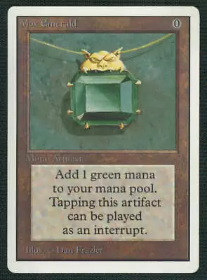 Mox Emerald Unlimited Edition # 262 Magic The Gathering LP! • $5389.99