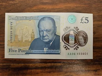 New Five Pound Note AA06 Unmarked Condition • £5.99