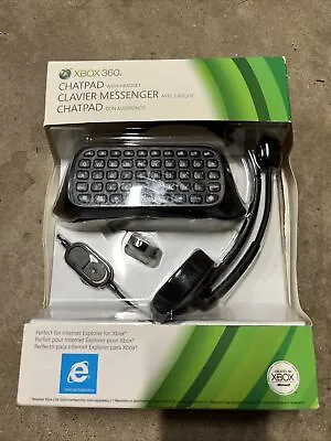 $20 • Buy Microsoft Chatpad With Headset For Xbox 360