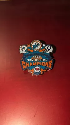 Miami Dolphins 2008 NFL Football 1971 AFC Champions Pin • $20