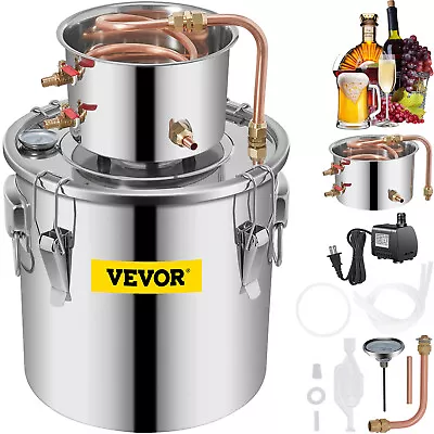 VEVOR 3Gal Alcohol Still Water Alcohol Distiller Whiskey Still Wine Making Kit • $75.99