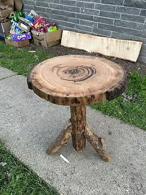 Handmade Oak  End Table • $150