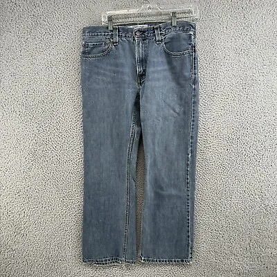 Levis 527 Boot Cut Jeans Mens 33x30 Blue Denim Pants Work Relaxed USA Low Rise • $16.99