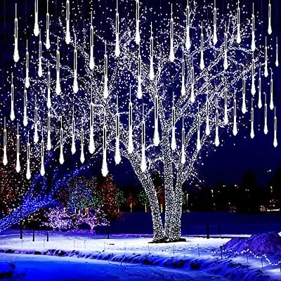 Luces De Lluvia De Meteoros Con Efecto De Copos De Nieve Para Ãrbol De Navidad • $24.67