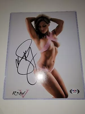 TNA Wrestling Velvet Sky Autographed 8x10 Color Photo PSA COA • $29