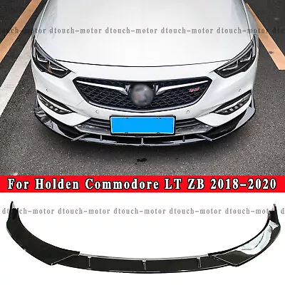 For Holden Commodore LT ZB 2018-2020 Glossy Black Front Bumper Splitter • $78.89