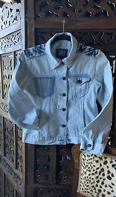 Ladies Vintage Denim Jacket. From USA.ROCK & Republic Brand.Grunge.100 % Cotton • $36