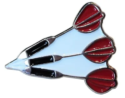 Set Of 3 Dart Arrows Metal Enamel Pin Badge 25mm • £3.79