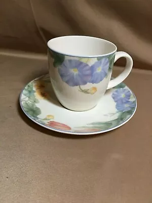 Mikasa Optima Super Strong Fine China Cup And Saucer - Spring Legacy • $5