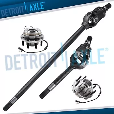 Front Wheel Bearing & U-Joint Axle Shafts For 2011-2014 F-250 F-350 SRW Dana 60 • $581.10