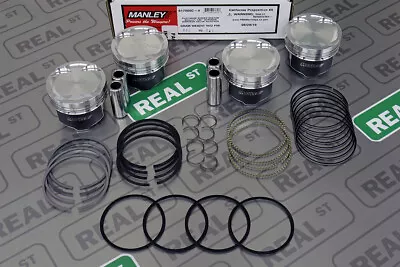 Manley Pistons Eclipse Evo 1-9 4G63T 7 Bolt 156mm Rod 85mm DSM 8.5:1 EVO 9.0:1 • $678.86