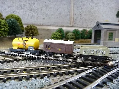 Limw Rake Of 3 Wagons Including Shell Tanker For N Gauge Model Train Set • £1