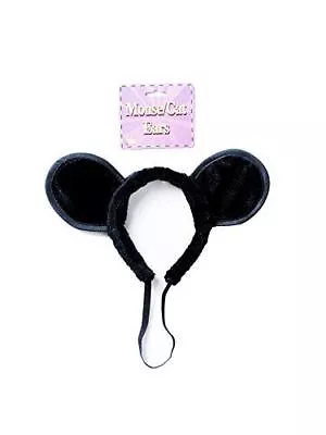 Deluxe Mouse Cat Ears - Black - Costume Accessories - Adult Teen Child • $4.99