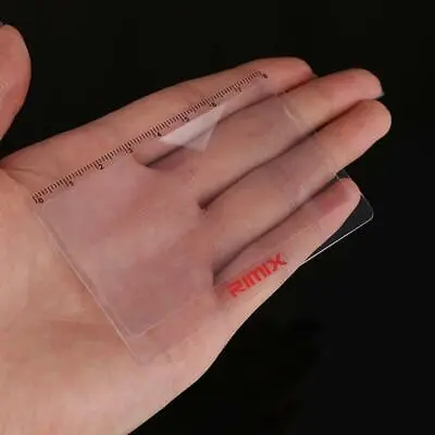 Magnifying Glass Lens Pocket Credit Card Size Transparent Magnifying L9U3 • $1.43