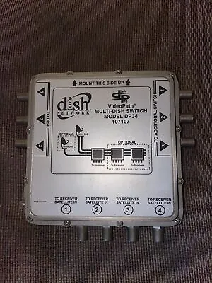 Dish DP34 Satellite Multiswitch 3X4 DP 34 Multi Switch 3 In 4 Output Videopath • $19.99