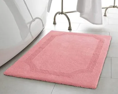 Laura Ashley Reversible Cotton 17 X 24 In. Bath Mat Coral • $25.20