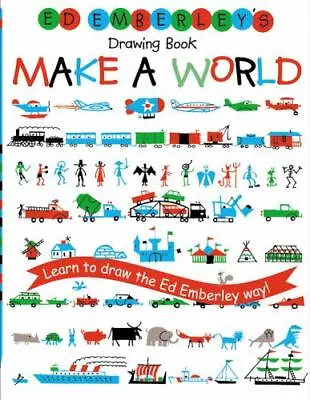 Ed Emberley's Drawing Book: Make A World By Emberley Ed • $14.26