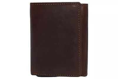 Swiss Marshall Men's RFID Blocking Premium Leather Classic Trifold Wallet NEW • $19.99