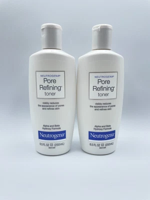 $23.95 • Buy 2 Bottles 8.5oz - Neutrogena Pore Refining Toner Alpha & Beta Hydroxy Formula