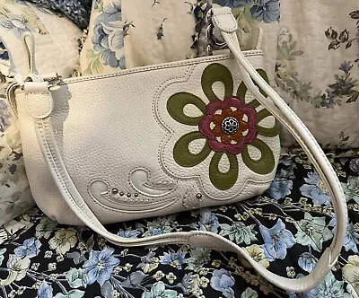 BRIGHTON 💋 JOYA  💋 Colorful MGPPB 3D FLOWER  Leather Appliqued Purse MGPPB  • $53.99