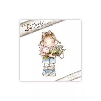 Magnolia Rubber Stamps Tilda With Marguerites - B7 NEW • $4