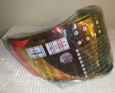 LS2 Helmets Assault / Stream / Rapid Faceshield Shield Visor Red/Orange Mirror • $39.98
