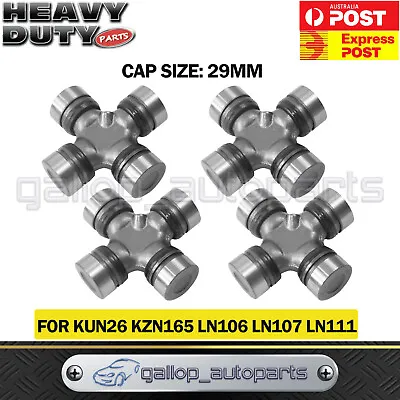 4 Uni Universal Joint For Toyota Hilux 4wd Ln106r Ln167r Ln172r Kun26 Front&rear • $49.90