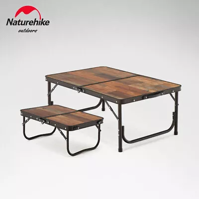 Naturehike Foldable Camping Table Folding Portable Picnic BBQ Desk Aluminium • $94.95