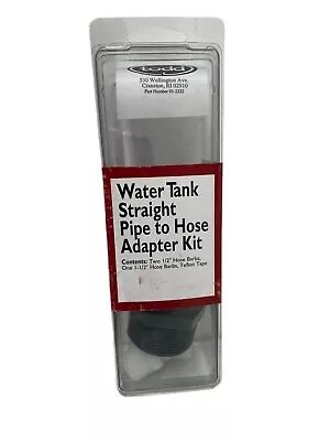 Todd Marine Water Tank Straight Pipe To Hose Adapter Kit 93-2222 • $24.95