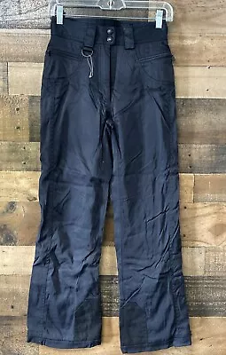 MARKER SNOWBOARDING SKI Snow Skiing Insulated Black Pants Womens Size 4 • $9.99