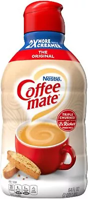 Nestle Coffee Mate - Original Liquid Coffee Creamer - 64oz (1.89L) • £19.99