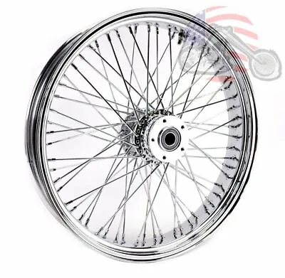 Chrome 21 X 3.5 60 Billet Hub Spoke Front Wheel Harley Touring Dresser Bagger • $269.98