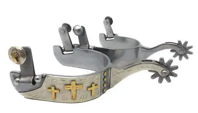 AJ Tack Sweet Iron Triple Cross Spurs - Mens • $64.99